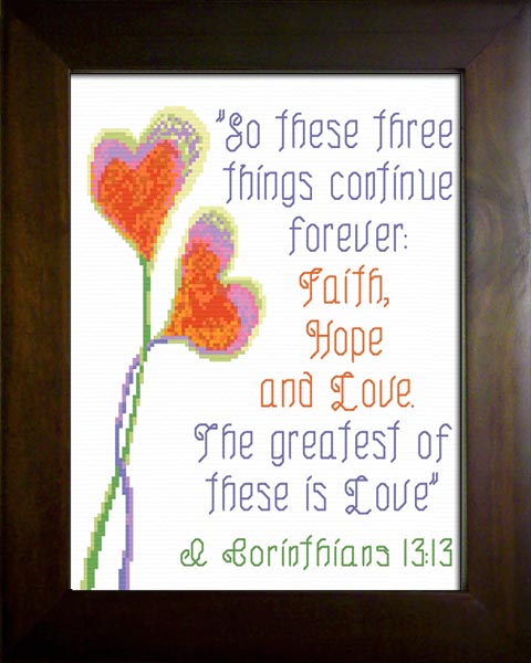Faith Hope Love - I Corinthians 13:13